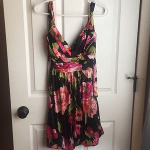 Trixxi Floral Halter Dress